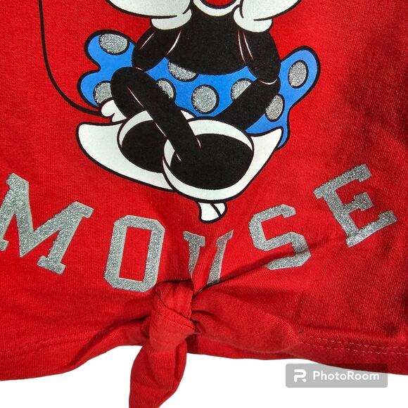 Minnie Mouse Long-sleeved Tee with Tie NWT Toddler Size 3T - Picture 2 of 6